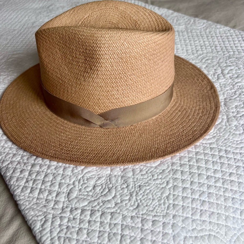 Rag&Bone Straw Fedora Hat - Picture 3 of 4